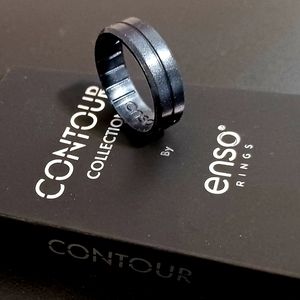 Men's silicone wedding ring